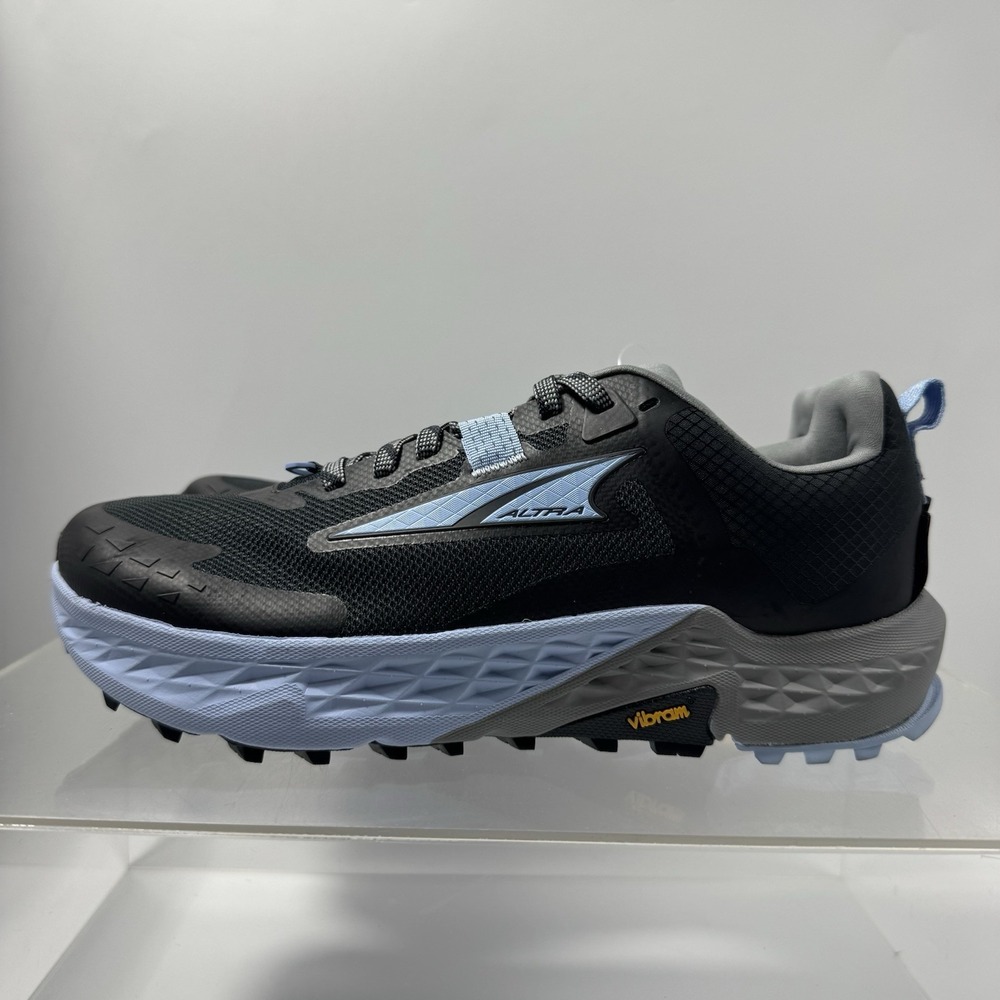 Brand New Altra Timp 5 Black Blue AL0A85P6000 Trail Running Women's Size 8.5